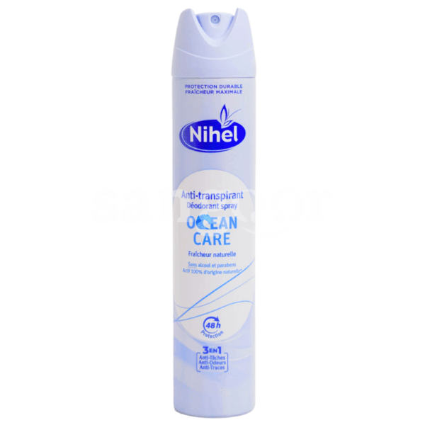 NIHEL DEODORANT ANTI TRANSPIRANT FEMME 200ML OCEAN CARE Prix Tunisie