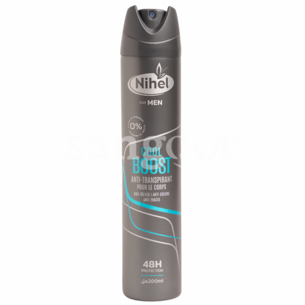 NIHEL DEODORANT ANTI TRANSPIRANT HOMME 200ML COOL BOOST Prix Tunisie