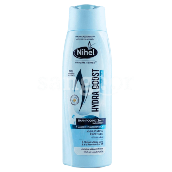 NIHEL SHAMPOING 350ML SANS SULFATE HYDRA BOOST Prix Tunisie