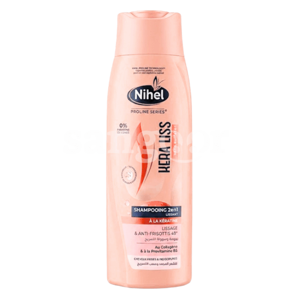 NIHEL SHAMPOING 350ML SANS SULFATE KERA LISS Prix Tunisie