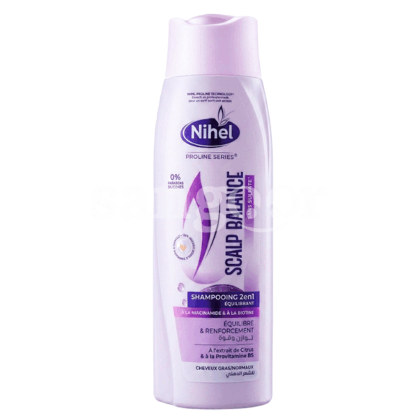 NIHEL SHAMPOING 350ML SANS SULFATE SCALP BALANCE Prix Tunisie