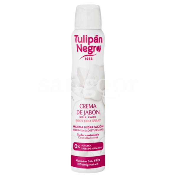 TULIPAN NEGRO DEODORANT 200ML CREMA DE JABON Prix Tunisie