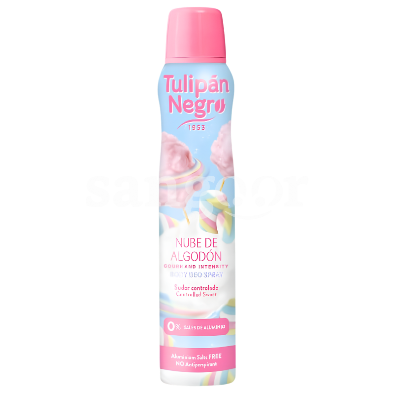 TULIPAN NEGRO DEODORANT 200ML NUBE DE ALGODON TULIPAN NEGRO DEODORANT 200ML NUBE DE ALGODON Prix Tunisie