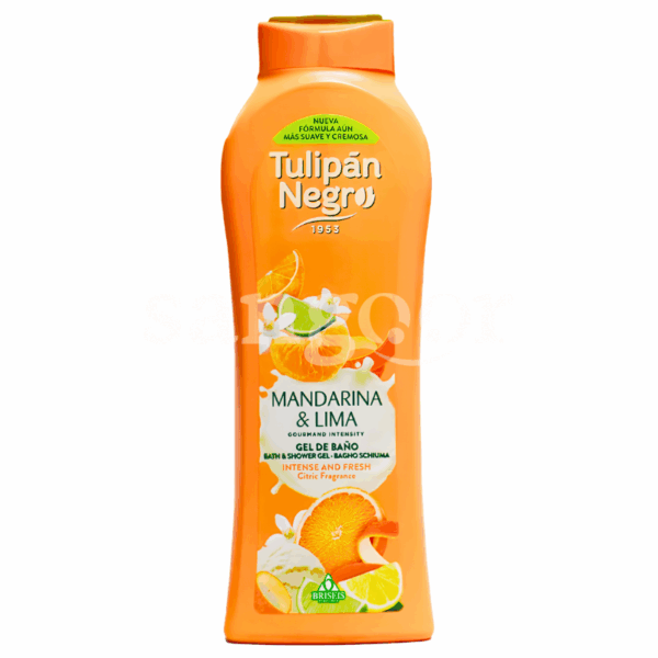 TULIPAN NEGRO GEL DOUCHE 650ML MANDARINA LIMA Prix Tunisie