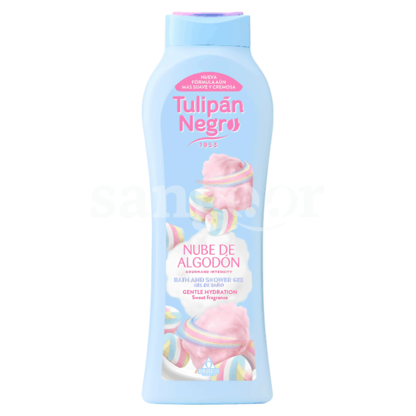 TULIPAN NEGRO GEL DOUCHE 650ML NUBE DE ALGODON Prix Tunisie