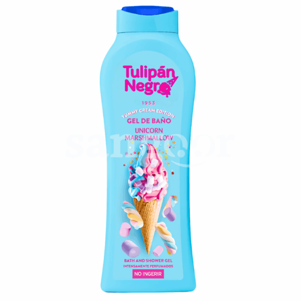 TULIPAN NEGRO GEL DOUCHE 650ML UNICORN MARSHMALLOW Prix Tunisie