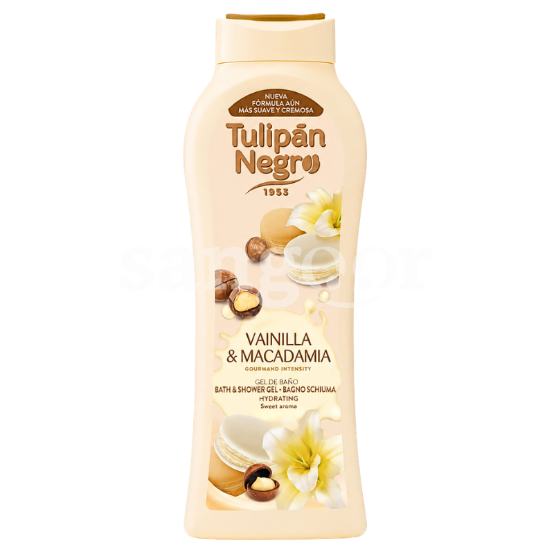 TULIPAN NEGRO GEL DOUCHE 650ML VANILLA MACADAMIA TULIPAN NEGRO GEL DOUCHE 650ML VANILLA MACADAMIA Prix Tunisie