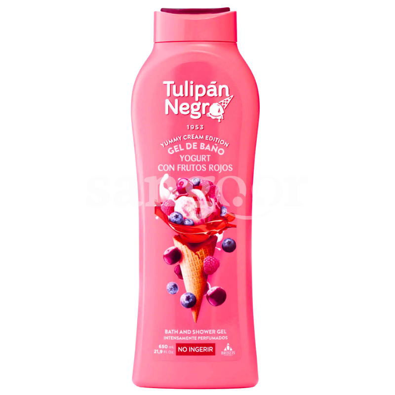 TULIPAN NEGRO GEL DOUCHE 650ML YAGURT CON FRUTOS ROJOS TULIPAN NEGRO GEL DOUCHE 650ML YAGURT CON FRUTOS ROJOS Prix Tunisie