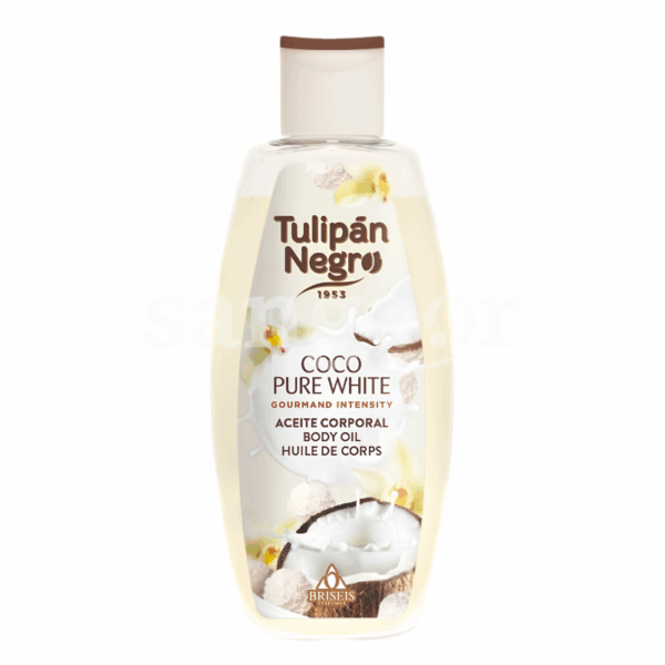 TULIPAN NEGRO HUILE DE CORPS 200ML COCO PURE WHITE Prix Tunisie