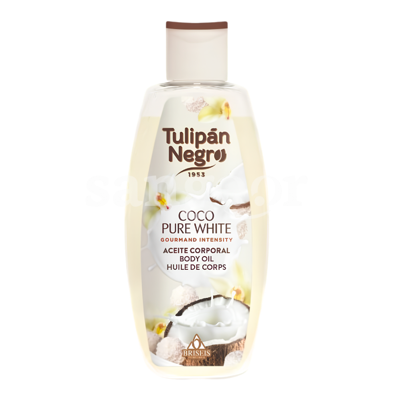 TULIPAN NEGRO HUILE DE CORPS 200ML COCO PURE WHITE TULIPAN NEGRO HUILE DE CORPS 200ML COCO PURE WHITE Prix Tunisie