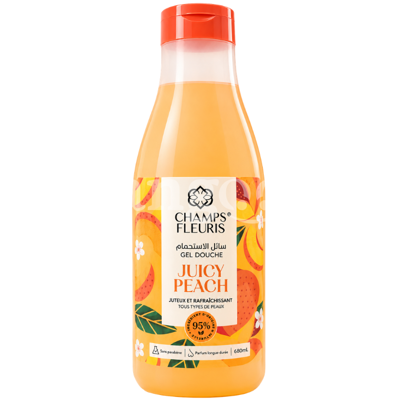 CHAMPS FLEURIS GEL DOUCHE 680ML JUICY PEACH CHAMPS-FLEURIS-GEL-DOUCHE-680ML-JUICY-PEACH.png Prix Tunisie