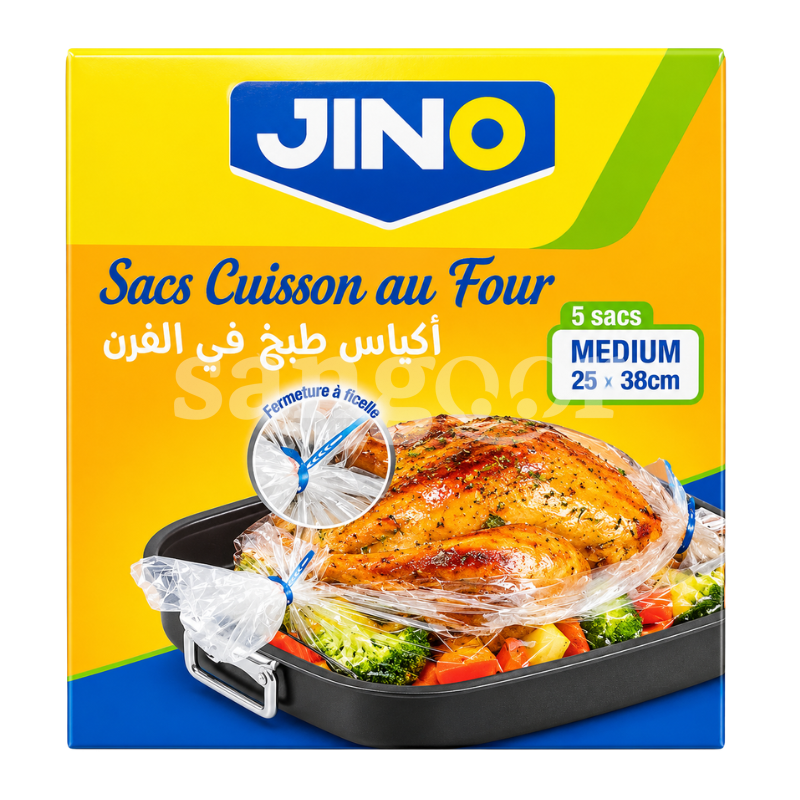 JINO 5 SACS CUISSON FOUR 25X38CM JINO 5 SACS CUISSON FOUR 25X38CMPrix Tunisie