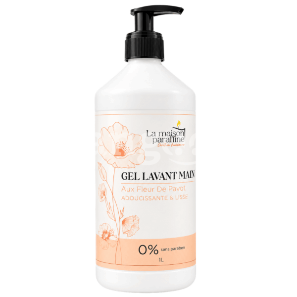 LA MAISON PARAFFINE SAVON LIQUIDE 1L FLEUR DE PAVOT Prix Tunisie