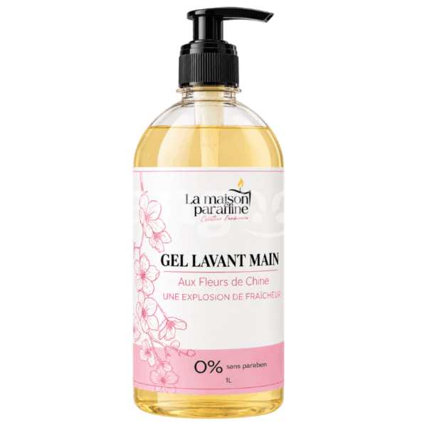 LA MAISON PARAFFINE SAVON LIQUIDE 1L FLEURS DE CHINE Prix Tunisie
