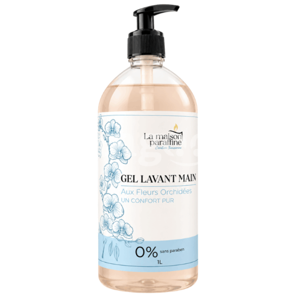 LA MAISON PARAFFINE SAVON LIQUIDE 1L FLEURS ORCHIDEES Prix Tunisie