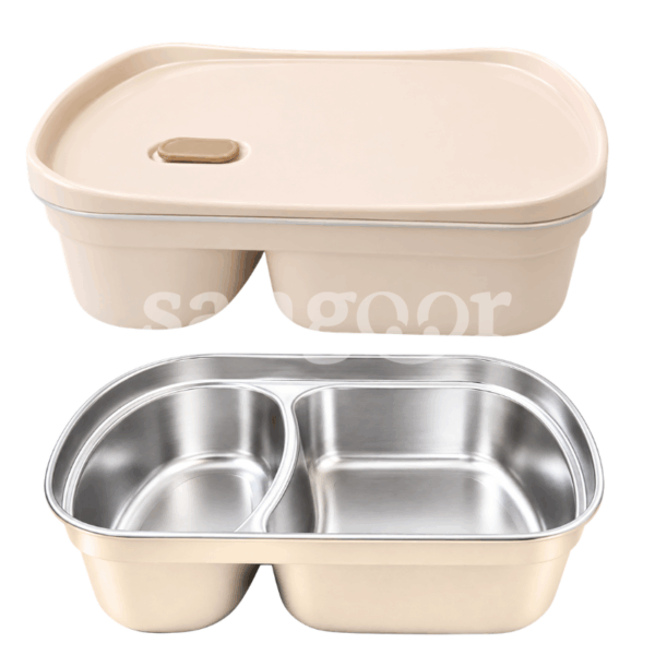 LUNCH BOX STAINLESS STEEL 1500ML 2605-3 Prix Tunisie