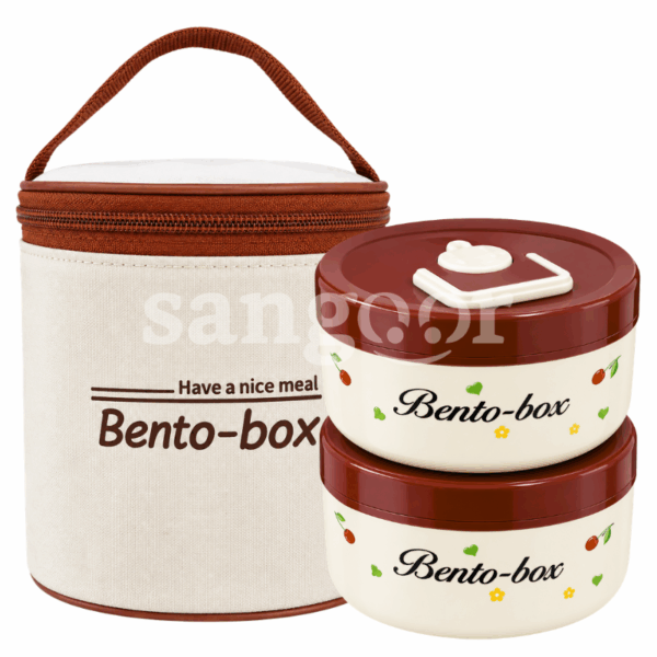 LUNCH BOX STAINLESS STEEL 650ML 2PCS ROND Prix Tunisie
