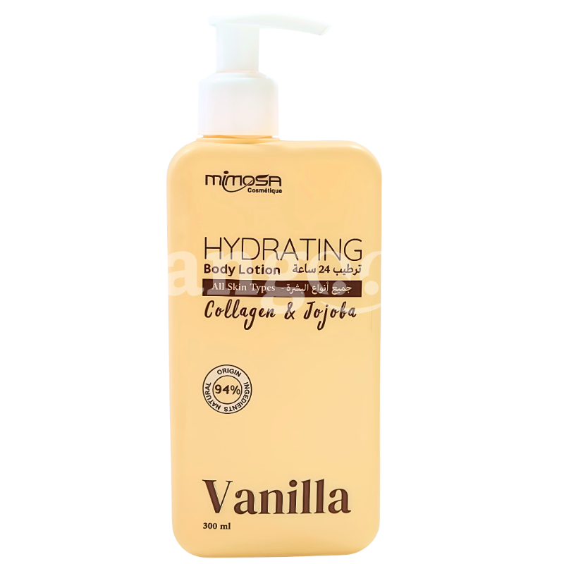 MIMOSA BODY LOTION 300ML VANILLA MIMOSA BODY LOTION 300ML VANILLA Prix Tunisie