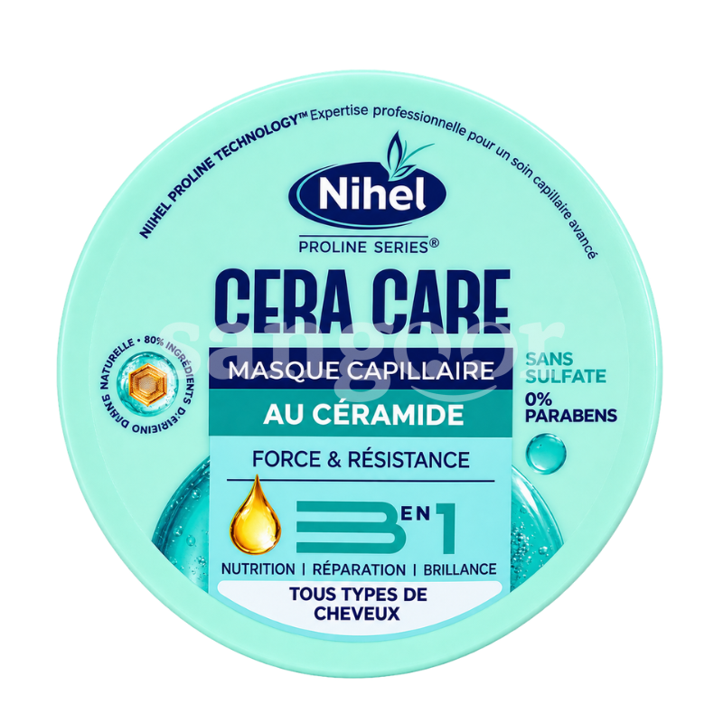 NIHEL MASQUE 300ML SANS SULFATE CERA CARE NIHEL MASQUE 300ML SANS SULFATE CERA CARE Prix Tunisie