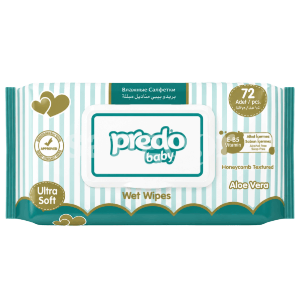 PREDO LINGETTE BEBE 72PCS AVEC LID Prix Tunisie