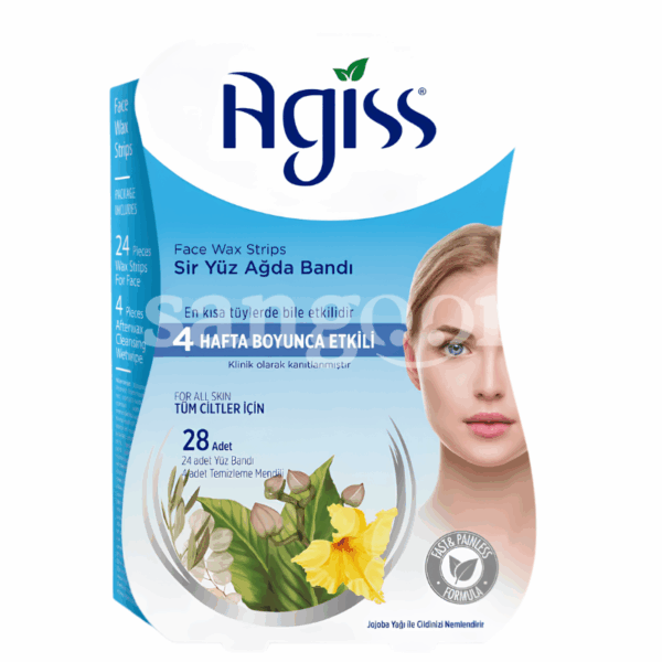 AGISS BANDE CIRE 28PCS TOUS TYPES DE PEAU Prix Tunisie