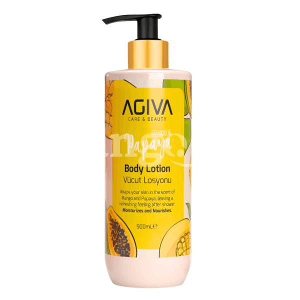 AGIVA LAIT DE CORPS 500ML MANGO PAPAYA Prix Tunisie