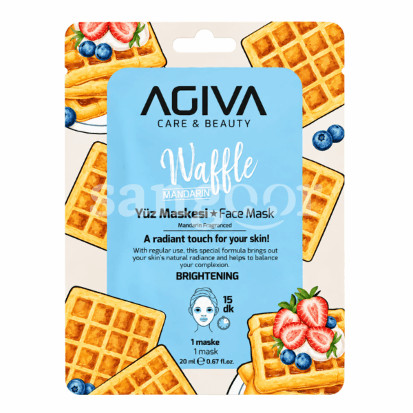 AGIVA MASQUE VISAGE TISSU WAFFLE MANDARIN Prix Tunisie