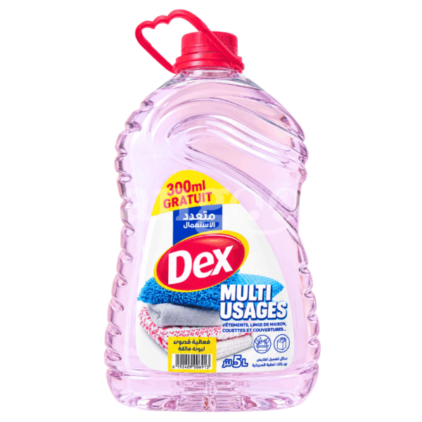 DEX LESSIVE MULTI USAGE 5L +300ML GRATUIT Prix Tunisie