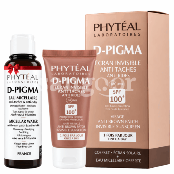 PHYTEAL ECRAN INVISIBLE D PIGMA SPF100+ 50ML +EAU MICELLAIRE 150ML OFFERTE Prix Tunisie
