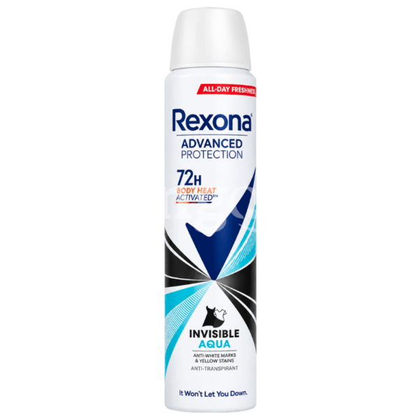 REXONA DEODORANT 200ML INVISIBLE AQUA Prix Tunisie