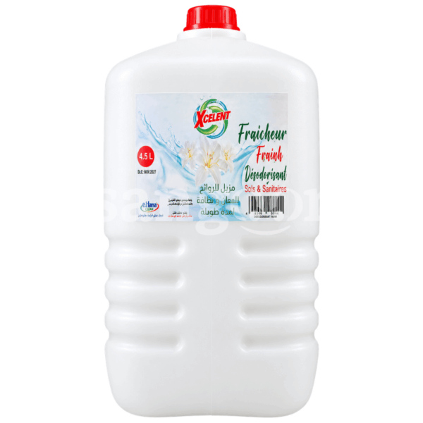 XCELLENT DESODORISANT SOLS ET SANITAIRES 4.5L FAWAH Prix Tunisie